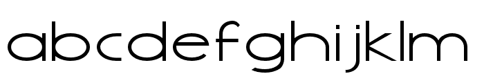 Blacktie Extra Expanded Font LOWERCASE