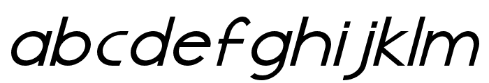 Blacktie Oblique Bold Font LOWERCASE