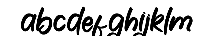 Blacktime Font LOWERCASE