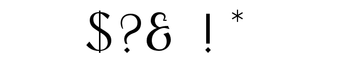 Blacktulip-Regular Font OTHER CHARS