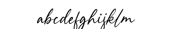 Blackwealth Script Font LOWERCASE