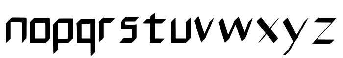 Blackwell Regular Font LOWERCASE