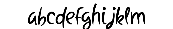 Blackwish Font LOWERCASE