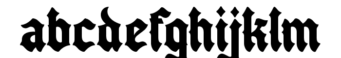 Blactterlod-Regular Font LOWERCASE