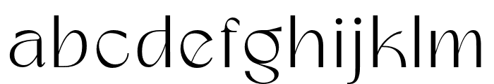 BladeRush-Regular Font LOWERCASE