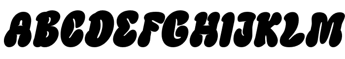 Blagbag-Italic Font UPPERCASE