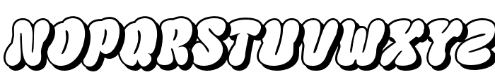 Blagbag-ItalicShadow Font UPPERCASE