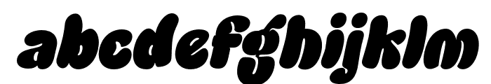 Blagbag-Italic Font LOWERCASE