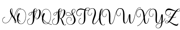 BlalingSweet Font UPPERCASE