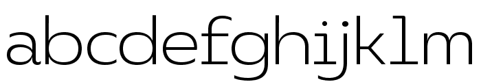 Blanc Groove Extra Light Font LOWERCASE