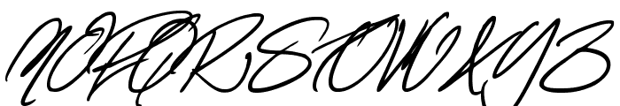 Blanc Signature Font UPPERCASE