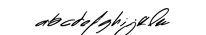 Blanc Signature Font LOWERCASE