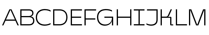 BlancGroove-ExtraLight Font UPPERCASE