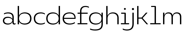 BlancGroove-ExtraLight Font LOWERCASE