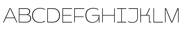 BlancGroove-Thin Font UPPERCASE
