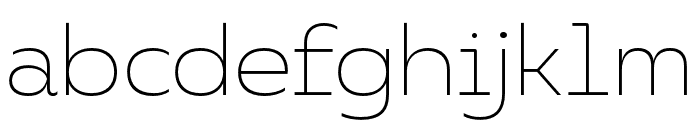 BlancGroove-Thin Font LOWERCASE
