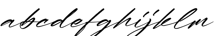 Blanchard Italic Font LOWERCASE