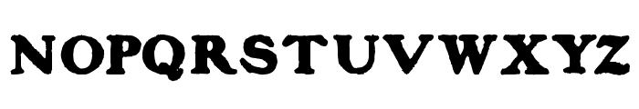 BlanchardInlandFC-Regular Font UPPERCASE