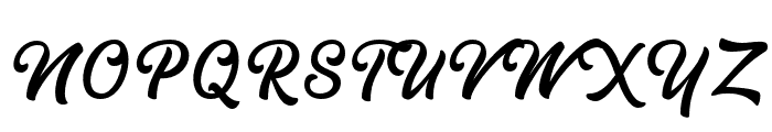 Blanchope-Regular Font UPPERCASE