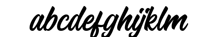 Blanchope-Regular Font LOWERCASE