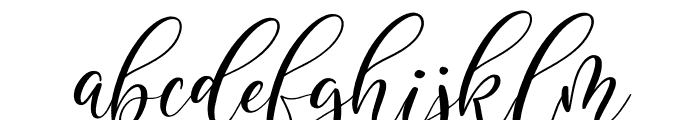 Blandita Italic Font LOWERCASE