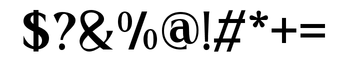 Blankcho-Regular Font OTHER CHARS