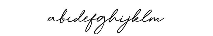 Blankers Signature Font LOWERCASE
