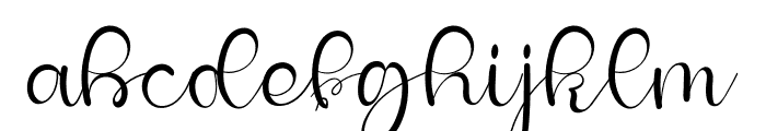 Blanket Signature Font LOWERCASE