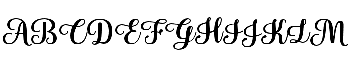 Blanton Three Regular Font UPPERCASE