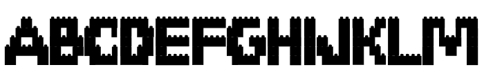 Blarney Blocks CF Font LOWERCASE