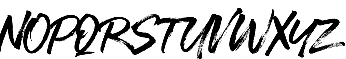 Blashter Regular Font UPPERCASE