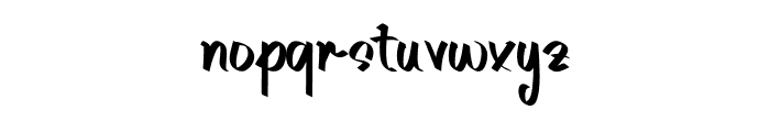 Blashter Font LOWERCASE