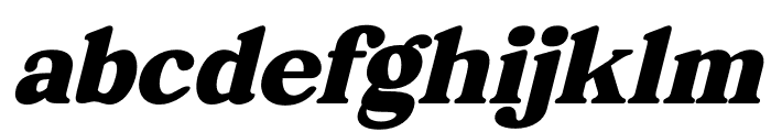 Blastge Italic Font LOWERCASE