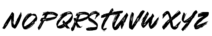 Blastin-Regular Font UPPERCASE