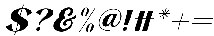 Blastula-Italic Font OTHER CHARS