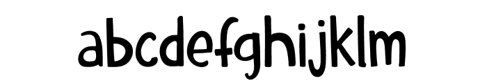 Blather Font LOWERCASE