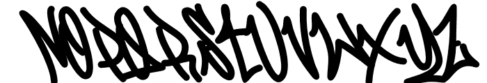 Blazing Monstro Font LOWERCASE