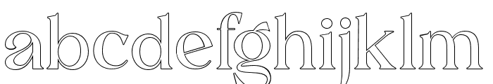 Blensit Font LOWERCASE