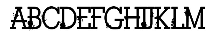 Blessed Earth CF Font LOWERCASE