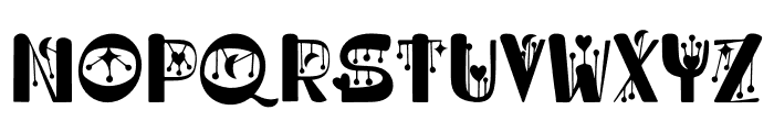Blessed Jolly Font UPPERCASE