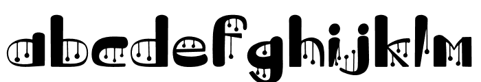 Blessed Jolly Font LOWERCASE