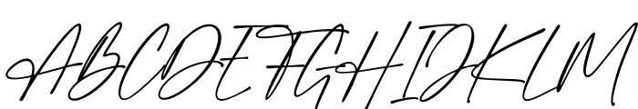 Blessed Signature Font UPPERCASE