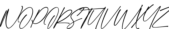 Blessed Signature Font UPPERCASE