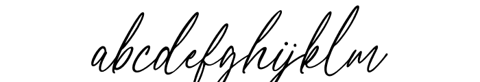 Blessed Signature Font LOWERCASE