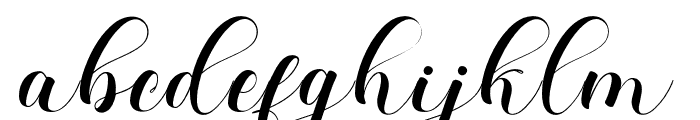 Blessed Youth Font LOWERCASE