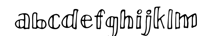 BlessedPrint-Linella Font LOWERCASE