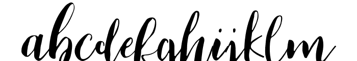 BlessedPrint-Patteson Font LOWERCASE