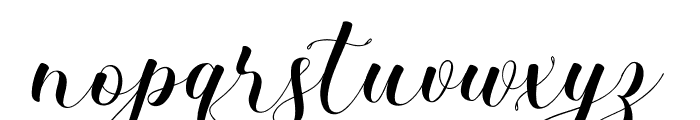 BlessedYouth Font LOWERCASE