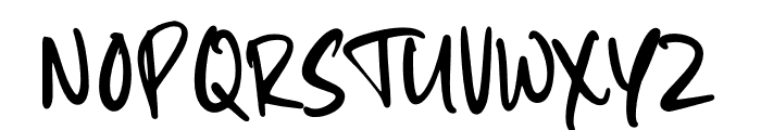 Blessing and Struggle Font LOWERCASE