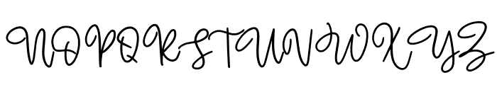 Blestia Handwritten Font UPPERCASE